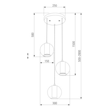 Люстра Eurosvet Cobble 50258/3 LED Smoky/Turquoise-3