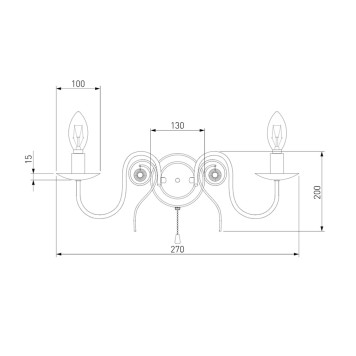 Бра Eurosvet Tomas 60018/2 Black-7