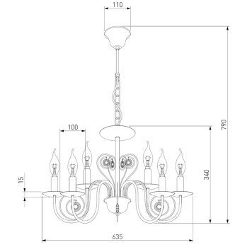 Люстра Eurosvet Tomas 60018/6 Black-9
