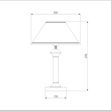Лампа настольная Eurosvet Lorenzo 60019/1 White-3