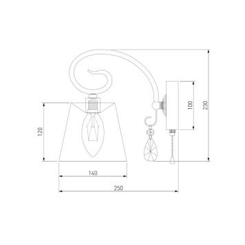 Бра Eurosvet Liona 60065/1-3