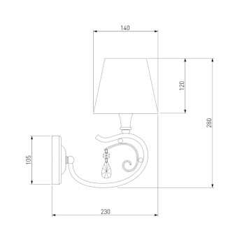 Бра Eurosvet Incanto 60069/1-4
