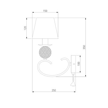 Бра Eurosvet Tessa 60089/1-5