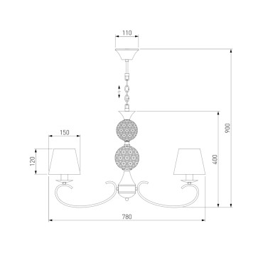 Люстра Eurosvet Tessa 60089/8-2