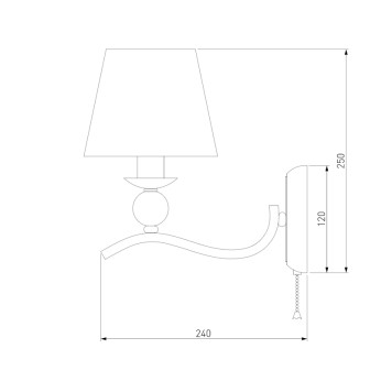 Бра Eurosvet Sortino 60097/1 Gold-5