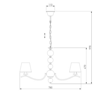 Люстра Eurosvet Sortino 60097/8 Gold-1