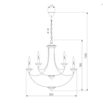 Люстра Eurosvet Lazzaro 60098/9-1