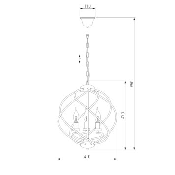 Люстра Eurosvet Sorrel 60105/3-4