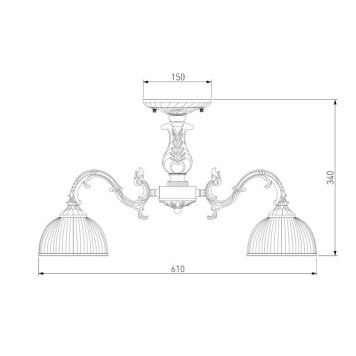 Светильник потолочный Eurosvet Caldera 60106/5-1