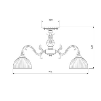 Светильник потолочный Eurosvet Caldera 60106/8-5