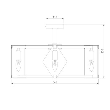 Светильник потолочный Eurosvet Aragon 60126/5-1