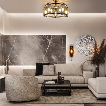 Светильник потолочный Eurosvet Aragon 60126/5-2