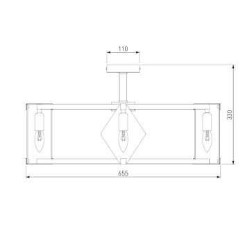 Светильник потолочный Eurosvet Aragon 60126/8-1