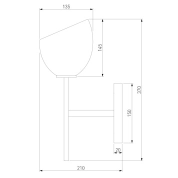 Бра Eurosvet Arrista 60130/1 Chrome-2