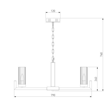 Люстра Eurosvet Arganie 60133/8 Silver-1