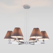 Люстра Eurosvet Peony 60136/6 Chrome/Graphite