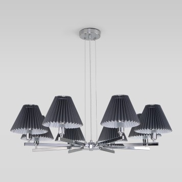 Люстра Eurosvet Peony 60136/8 Chrome/Graphite-1