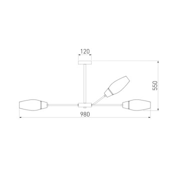 Светильник потолочный Eurosvet Thalia 60140/12 Nickel-1