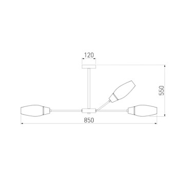 Светильник потолочный Eurosvet Thalia 60140/9 Gold-1