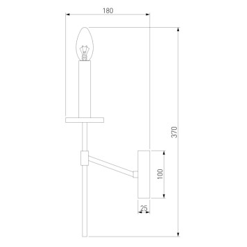 Бра Eurosvet Anders 60142/1 Chrome-4