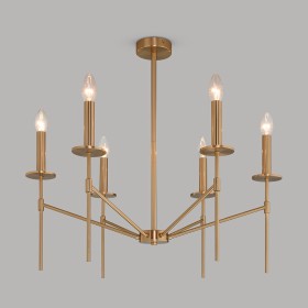 Светильник потолочный Eurosvet Anders Smart 60142/6 Brass