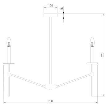 Светильник потолочный Eurosvet Anders Smart 60142/6 Chrome-3