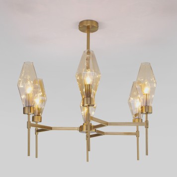 Светильник потолочный Eurosvet Prism 60143/6 Brass-1