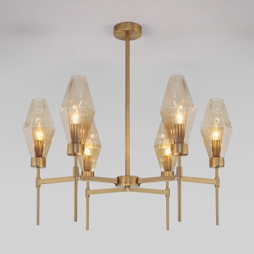 Светильник потолочный Eurosvet Prism 60143/6 Brass