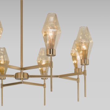 Светильник потолочный Eurosvet Prism 60143/8 Brass-1