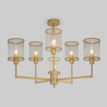 Светильник потолочный Eurosvet Inari Smart 60144/6 Gold