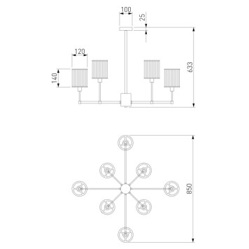 Светильник потолочный Eurosvet Inari Smart 60144/8 Chrome-4