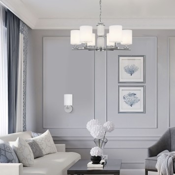 Люстра Eurosvet Caprera Smart 60146/8 Nickel-1