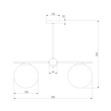 Светильник потолочный Eurosvet Marbella 60147/3 Brass-5