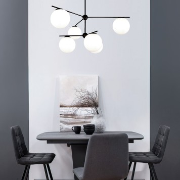 Светильник потолочный Eurosvet Marbella Smart 60147/6 Black-1