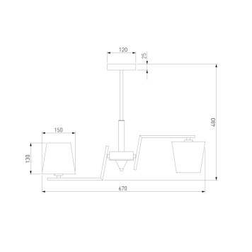 Светильник потолочный Eurosvet Ozark Smart 60149/6-4