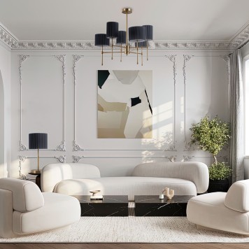 Светильник потолочный Eurosvet Notturno Smart 60162/6 Brass-1