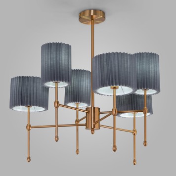 Светильник потолочный Eurosvet Notturno Smart 60162/6 Brass