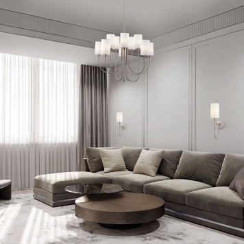 Бра Eurosvet Abbey 60164/1 Nickel-1