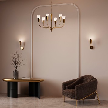 Люстра Eurosvet Rhyton Smart 60167/6 Brass-1