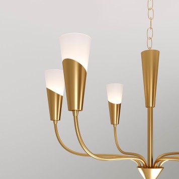 Люстра Eurosvet Rhyton Smart 60167/6 Brass-3