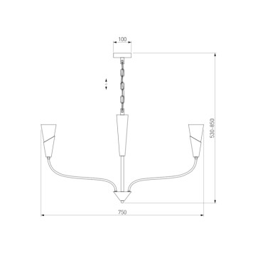 Люстра Eurosvet Rhyton Smart 60167/6 Brass-6