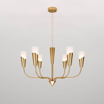 Люстра Eurosvet Rhyton Smart 60167/6 Brass