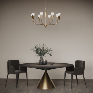 Люстра Eurosvet Rhyton Smart 60167/8 Brass-1