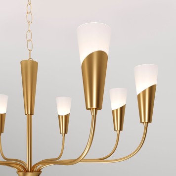 Люстра Eurosvet Rhyton Smart 60167/8 Brass-3