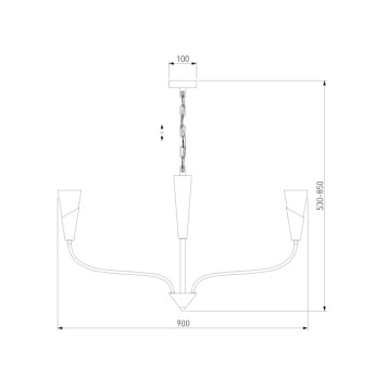 Люстра Eurosvet Rhyton Smart 60167/8 Nickel-6