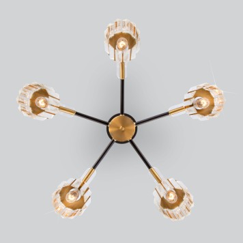 Светильник потолочный Eurosvet Tenia Smart 70090/5 Black-2