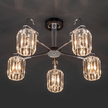 Светильник потолочный Eurosvet Tenia Smart 70090/5 Graphite-3