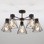 Светильник потолочный Eurosvet Trappola a044747 70107/5 Black