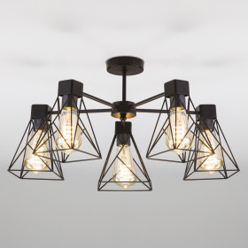 Светильник потолочный Eurosvet Trappola a044747 70107/5 Black