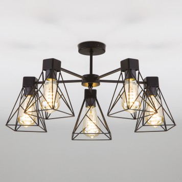 Светильник потолочный Eurosvet Trappola a044747 70107/5 Black